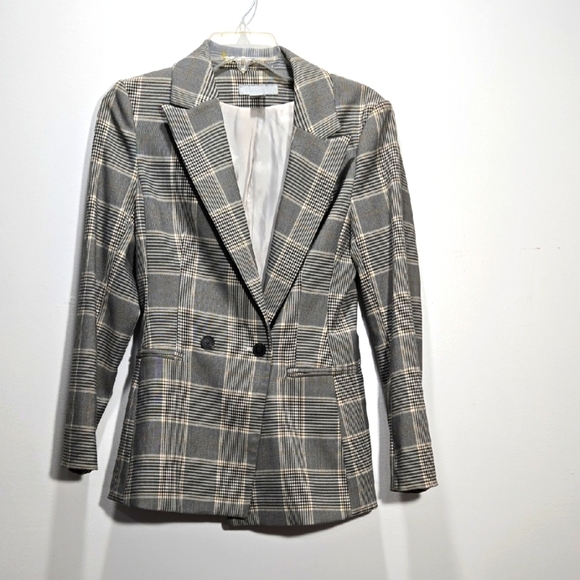 H&M Plaid Blazer 4 - Picture 1 of 10